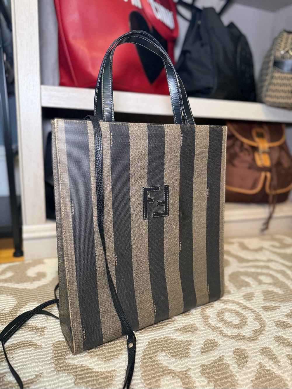 Fendi Pequin Tote / Backpack